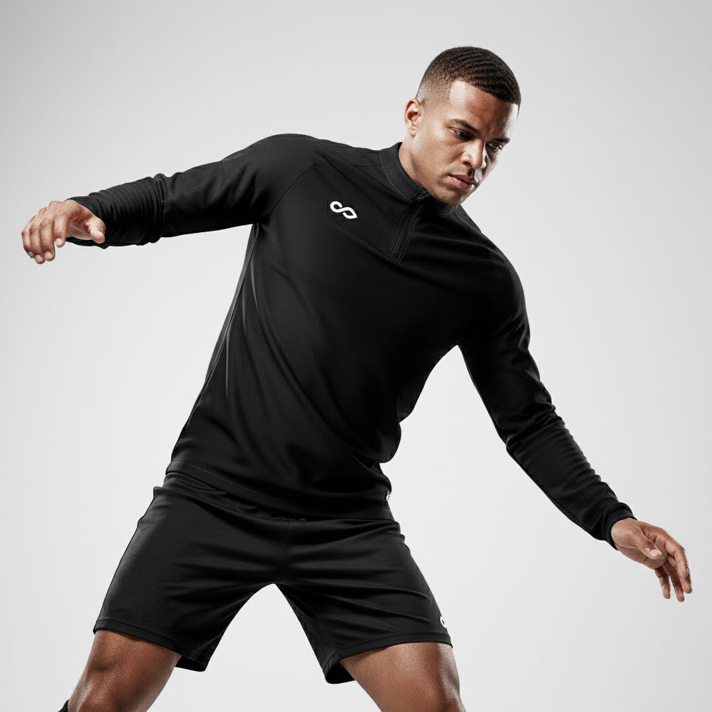 1/4 Half Zip Vanta Series Basara - AS233XFVWS3 black
