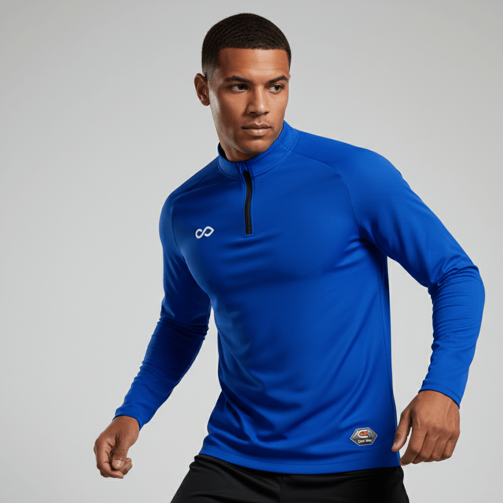 1/4 Half Zip Vanta Series Basara - AS233XFVWS3 blue