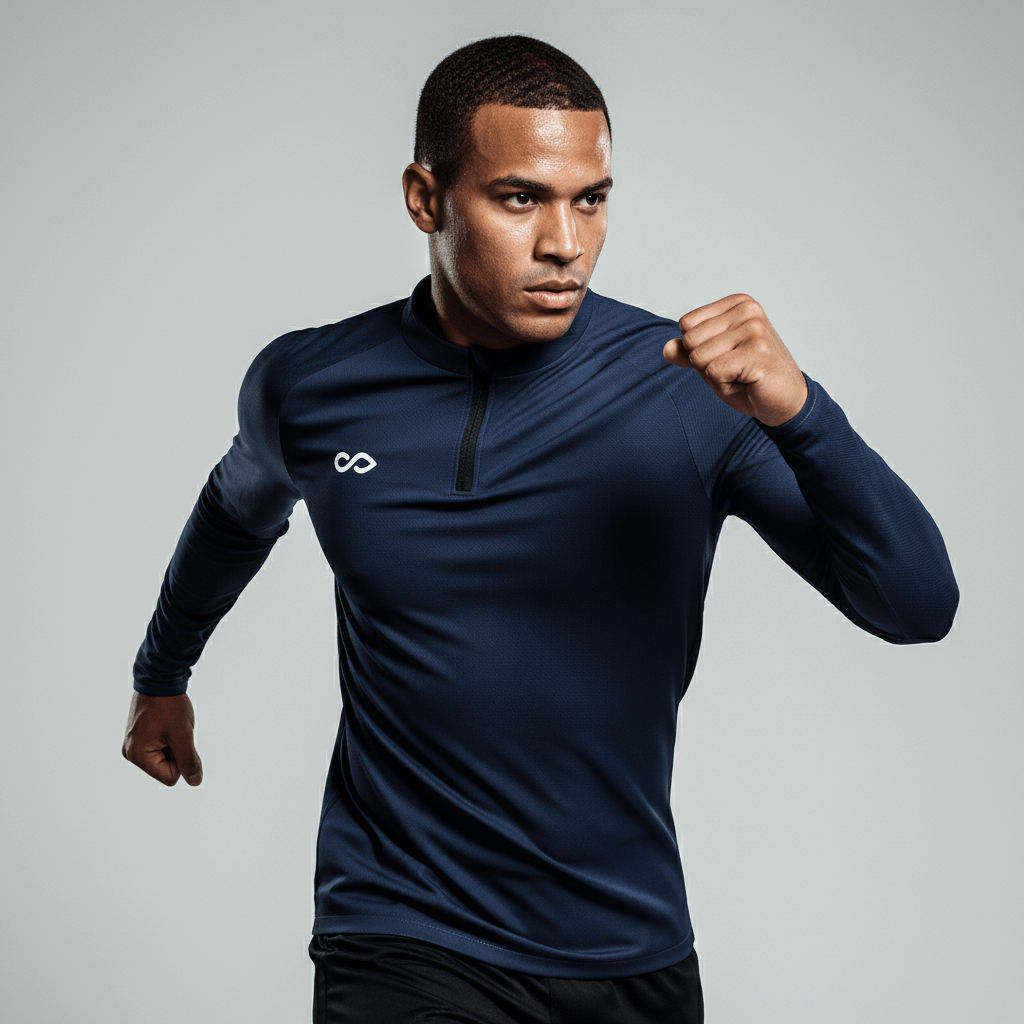 1/4 Half Zip Vanta Series Basara - AS233XFVWS3 navy
