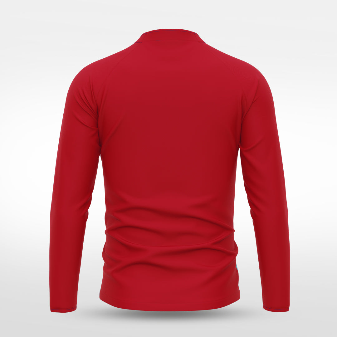 1/4 Half Zip Vanta Series Basara - AS233XFVWS3 red