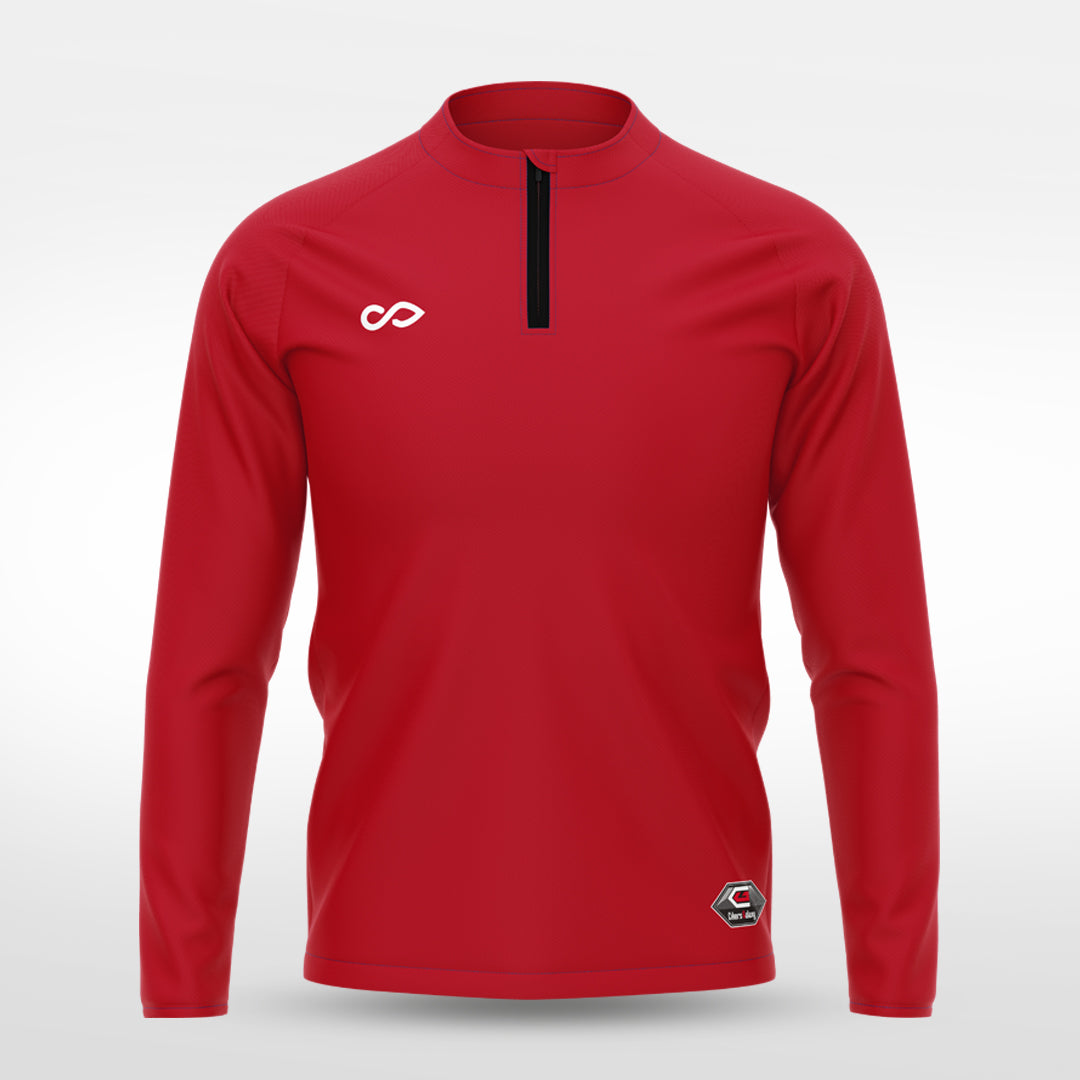 1/4 Half Zip Vanta Series Basara - AS233XFVWS3 red