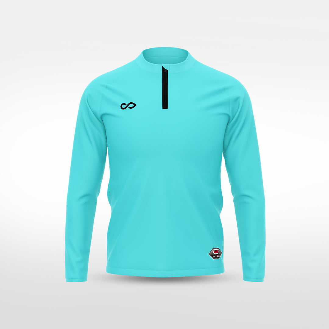 kid 1/4 Half Zip Vanta Series Basara - AS233XFVWS8 mediumspringgreen