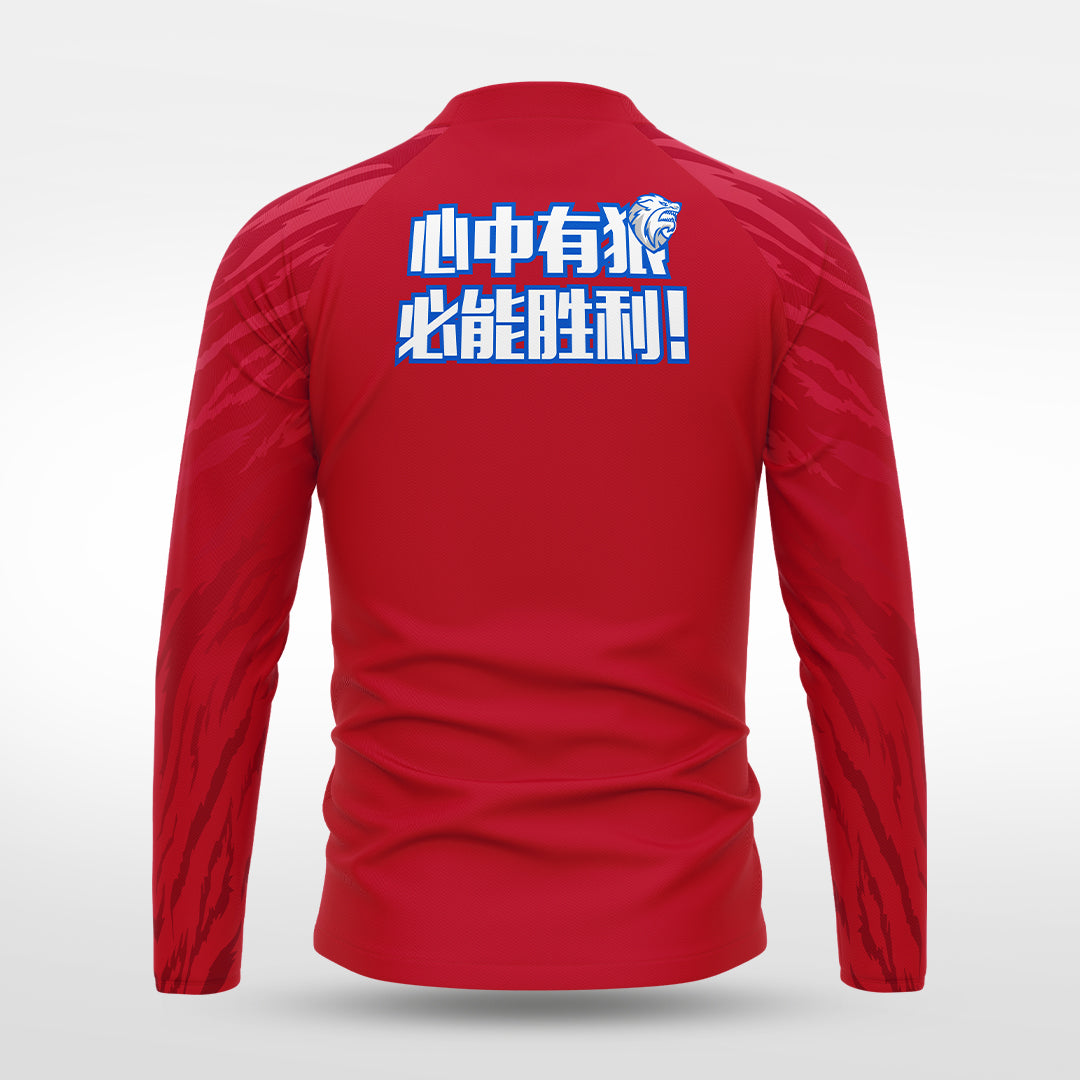 1/4 Half Zip Vanta Series Wolvyn - AS233XFVY3 red