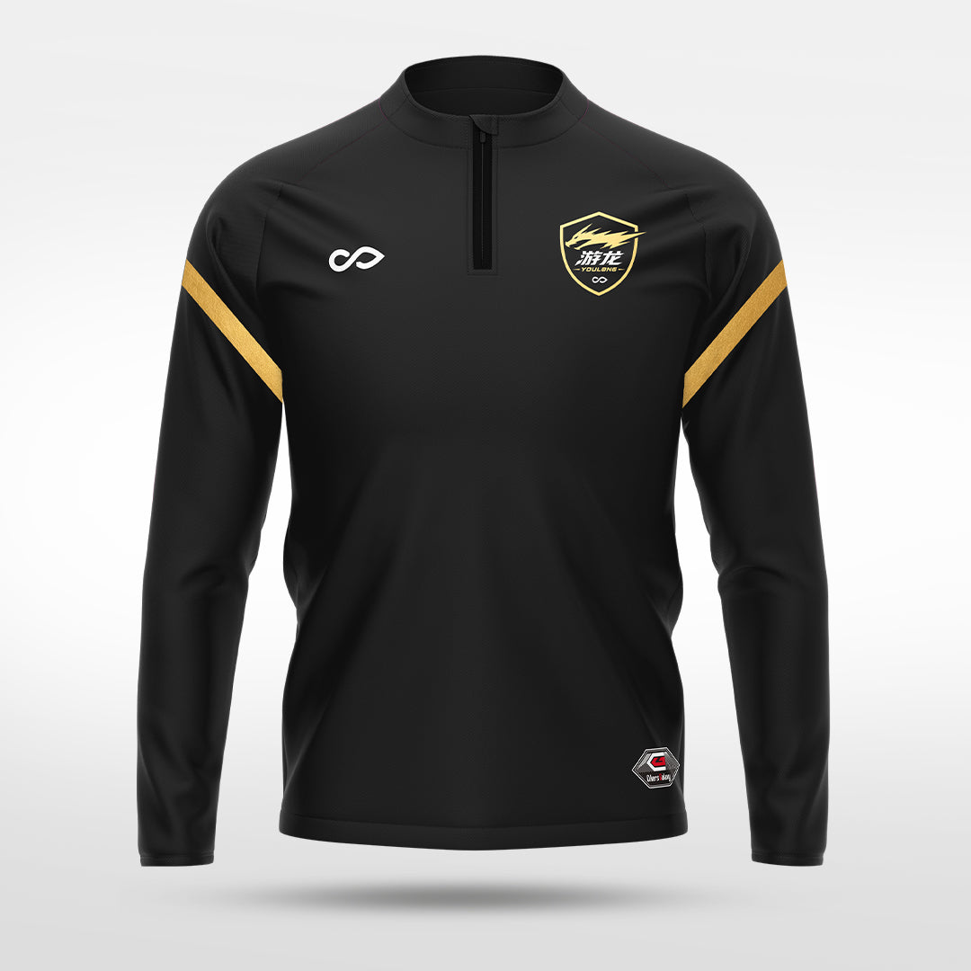 1/4 Half Zip Vanta PU Series Youlong - AS233XFYL3 black
