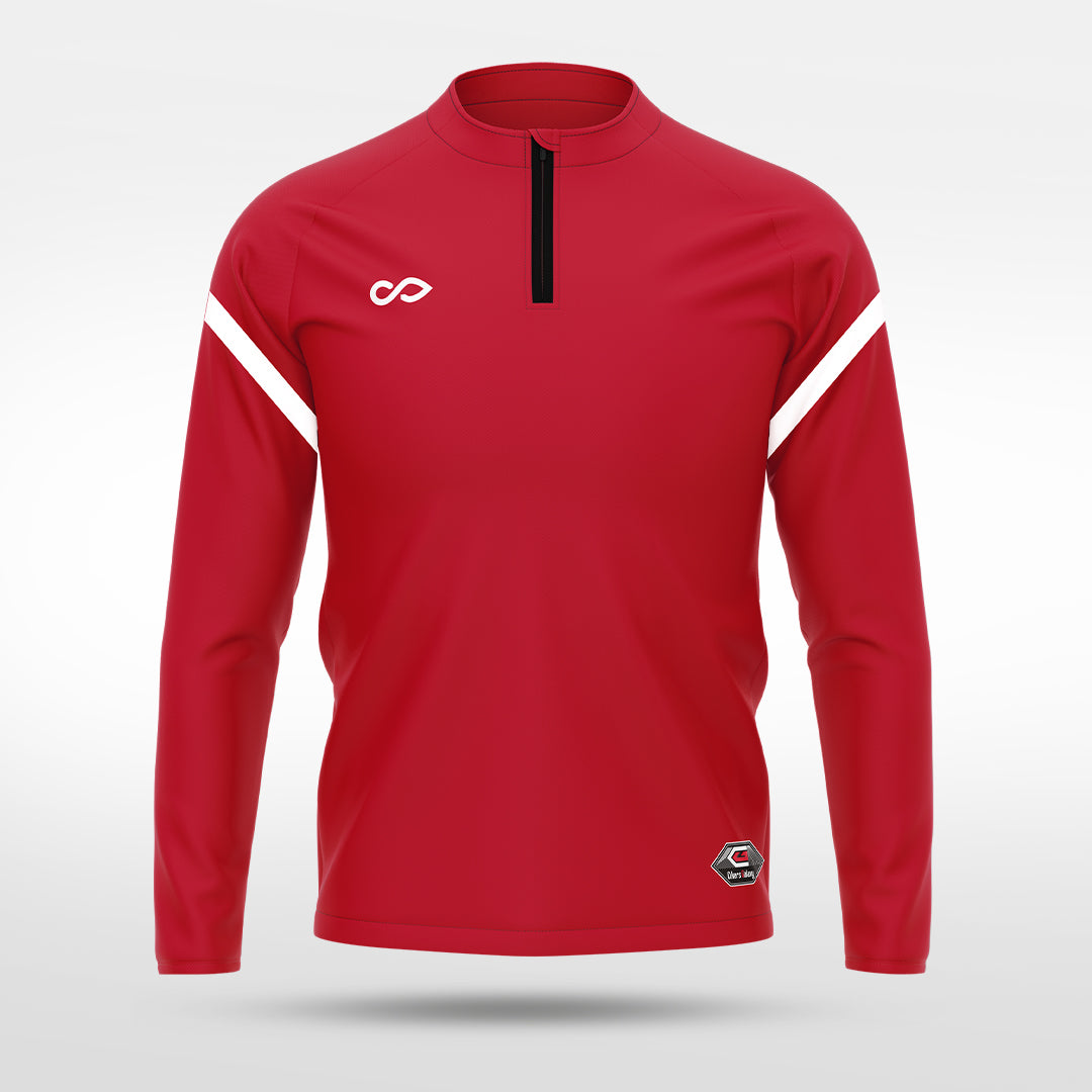 1/4 Half Zip Vanta PU Series Youlong - AS233XFYL3 red