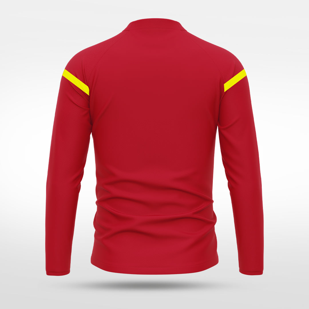 kid 1/4 Half Zip Vanta PU Series Youlong - AS233XFYL8 red