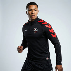 black red