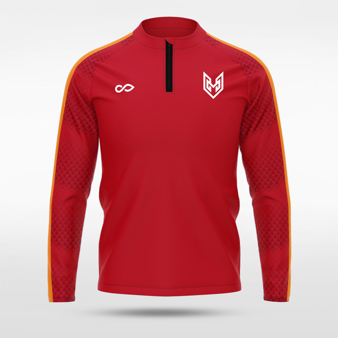 1/4 Half Zip Vanta Series Virtara - AS233XFZY3 red