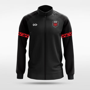 black red