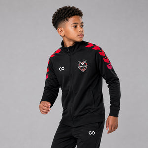 black red