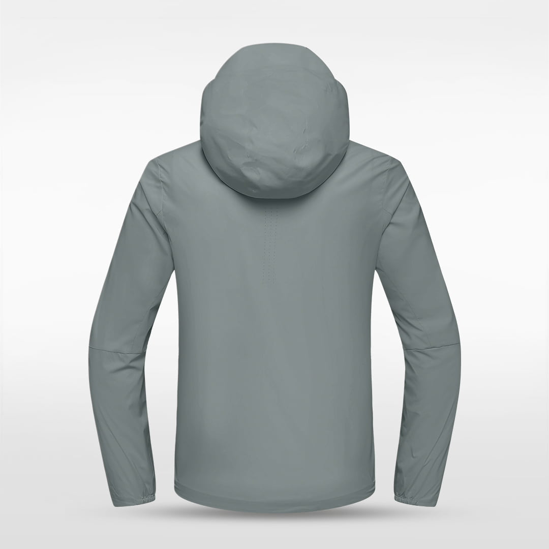 Cogitara Hooded Heat Bonded Sun Protection Jacket - AS241ZEMG3 dimgray