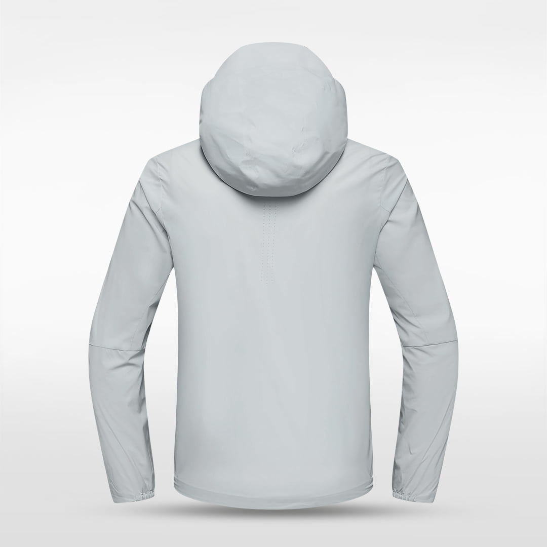 Cogitara Hooded Heat Bonded Sun Protection Jacket - AS241ZEMG3 silver