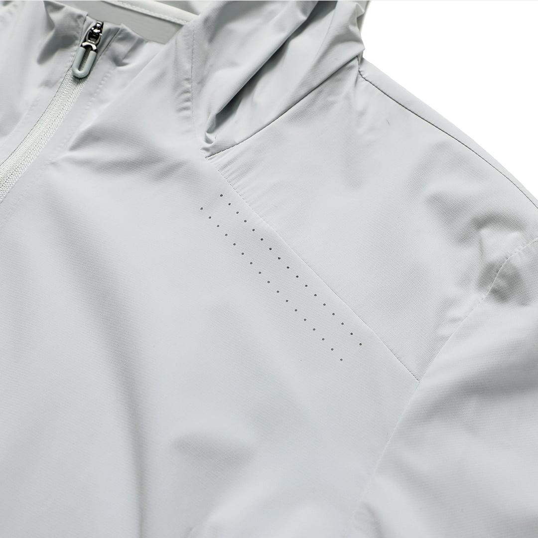 Cogitara Hooded Heat Bonded Sun Protection Jacket - AS241ZEMG3 silver