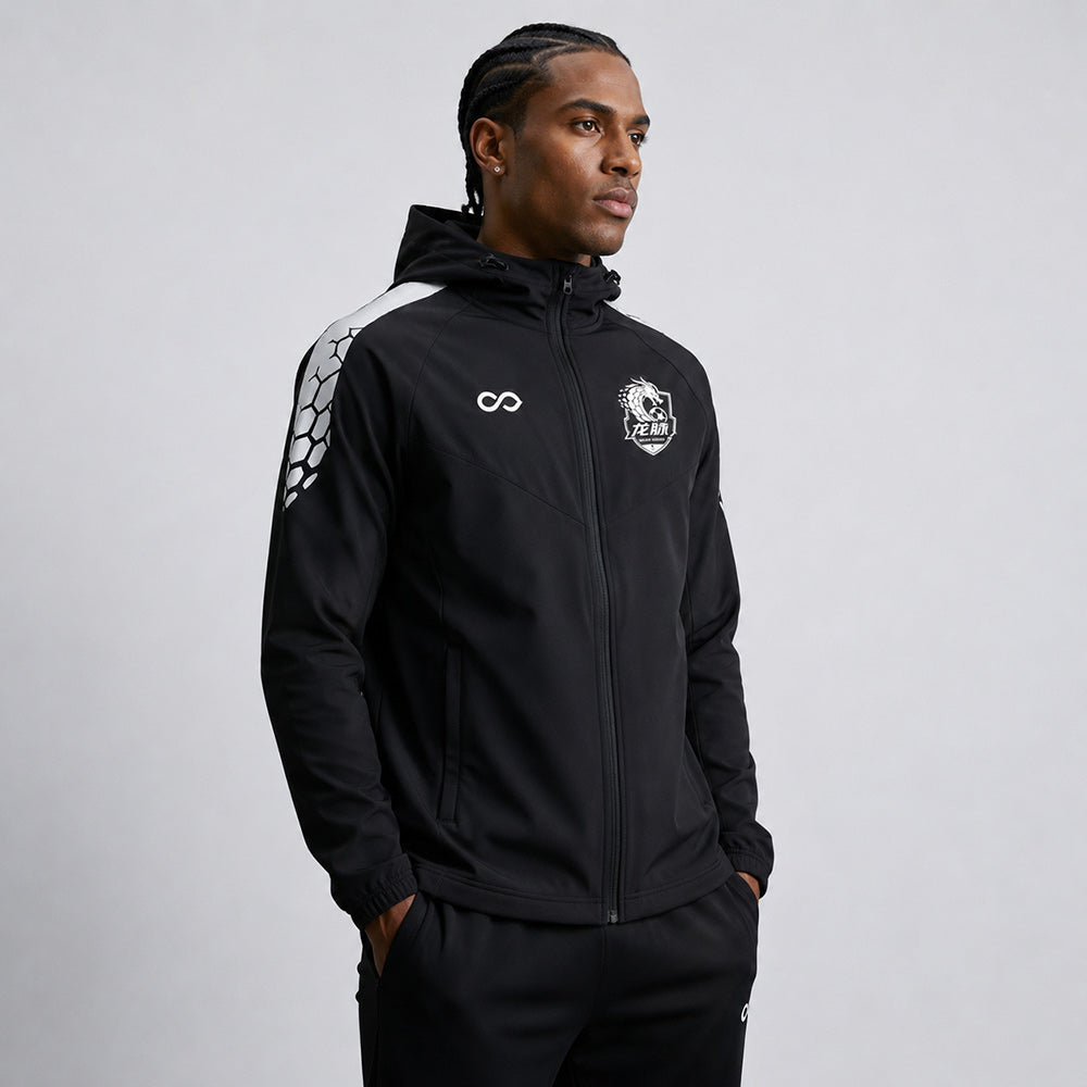 3rd Gen Rain Jacket Vientiane PU Series Draken - AS242XFLM3 black