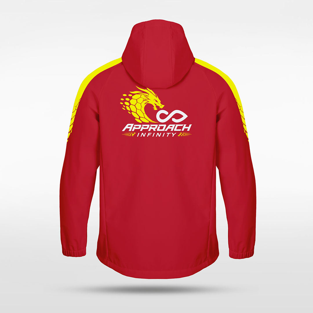 3rd Gen Rain Jacket Vientiane PU Series Draken - AS242XFLM3 red