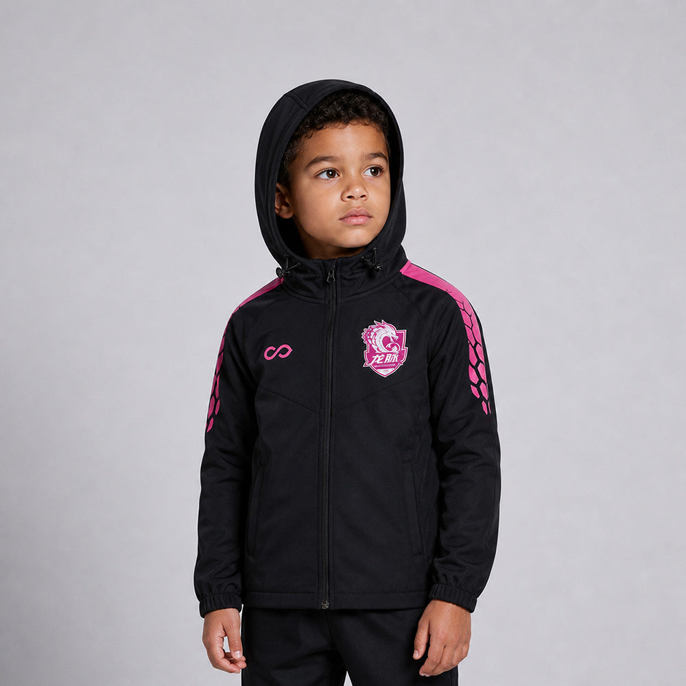Kid 3rd Gen Rain Jacket Vanta PU Series Draken - AS242XFLM8 black