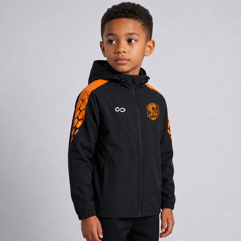 Kid 3rd Gen Rain Jacket Vanta PU Series Draken - AS242XFLM8 black