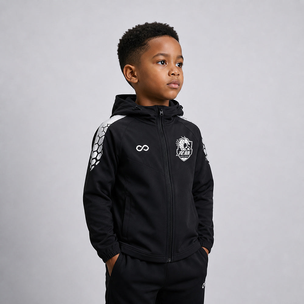 Kid 3rd Gen Rain Jacket Vanta PU Series Draken - AS242XFLM8 black