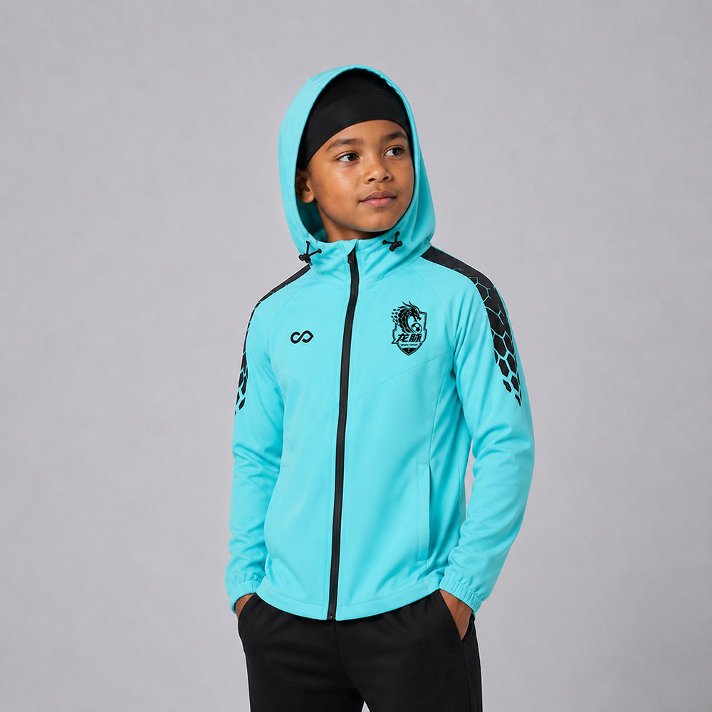 Kid 3rd Gen Rain Jacket Vanta PU Series Draken - AS242XFLM8 mediumspringgreen