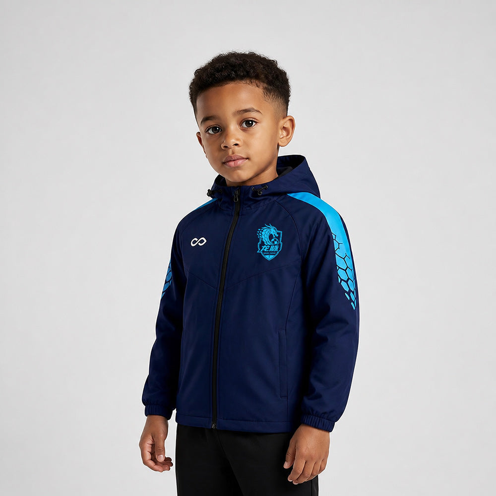 Kid 3rd Gen Rain Jacket Vanta PU Series Draken - AS242XFLM8 navy
