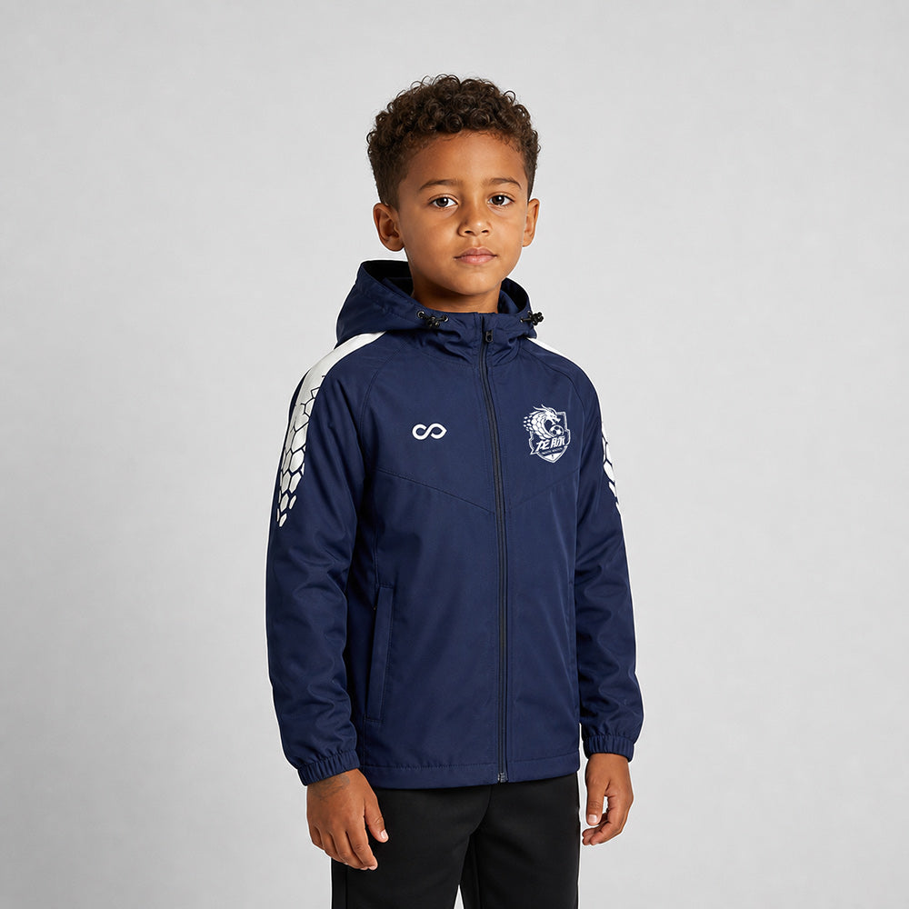 Kid 3rd Gen Rain Jacket Vanta PU Series Draken - AS242XFLM8 navy