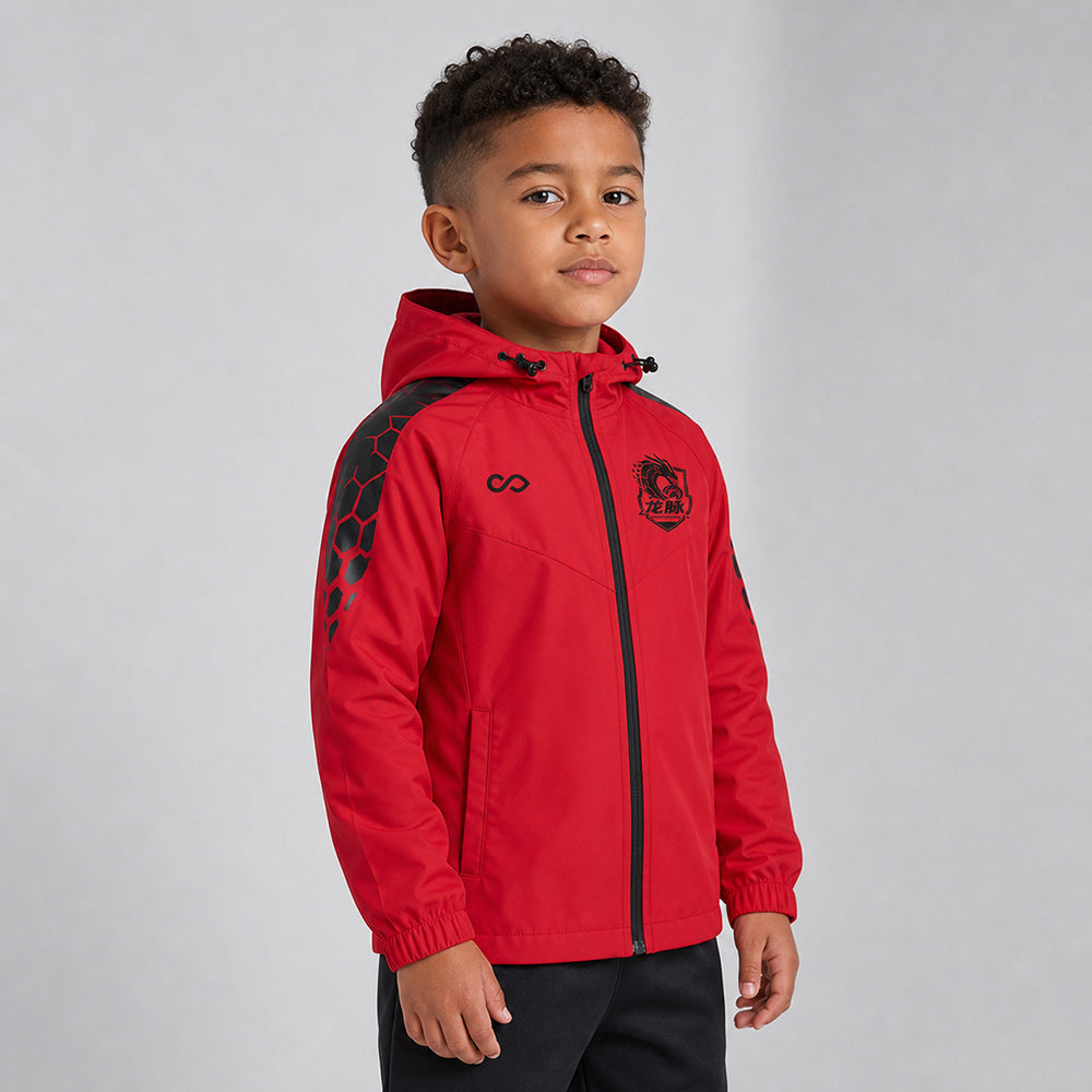 Kid 3rd Gen Rain Jacket Vanta PU Series Draken - AS242XFLM8 red