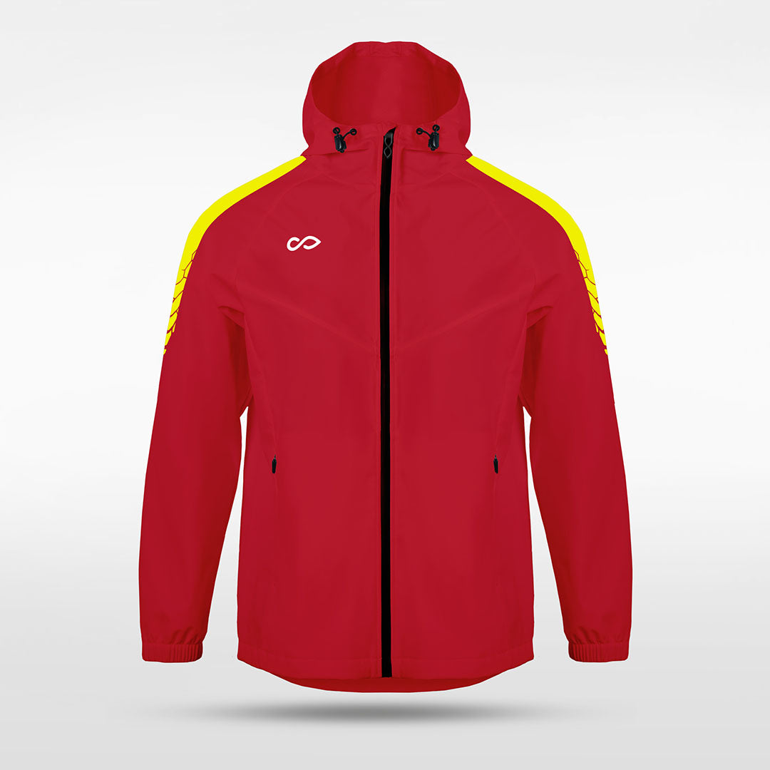 Kid 3rd Gen Rain Jacket Vanta PU Series Draken - AS242XFLM8 red