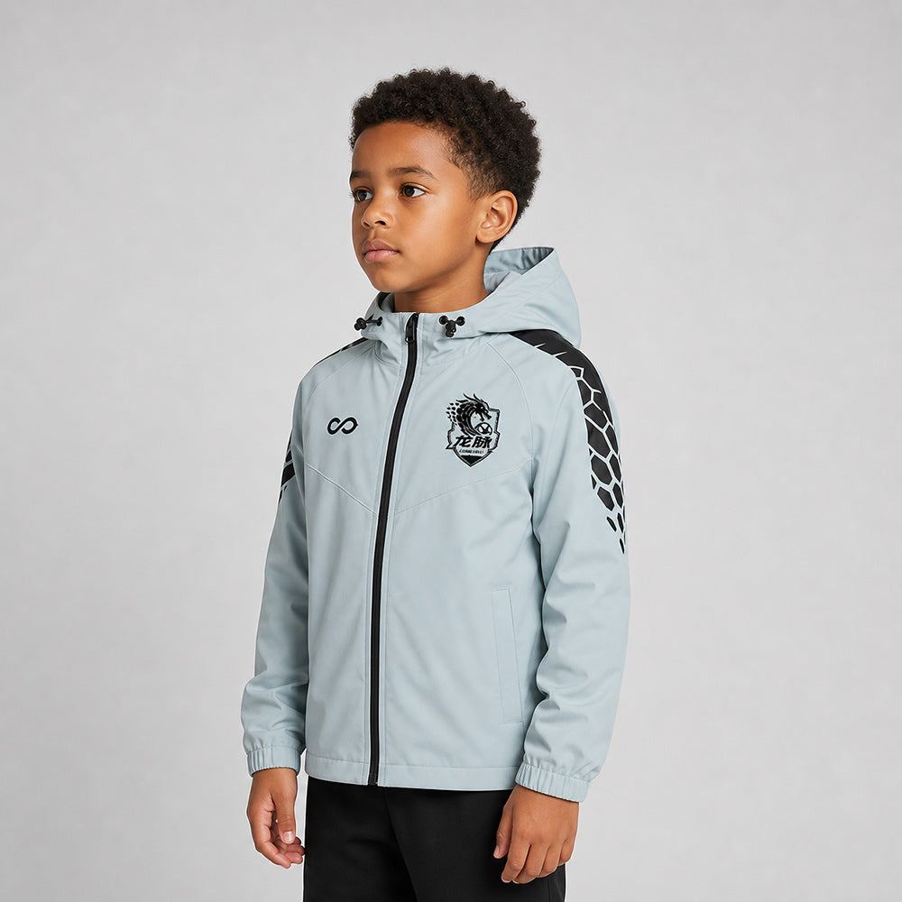 Kid 3rd Gen Rain Jacket Vanta PU Series Draken - AS242XFLM8 silver
