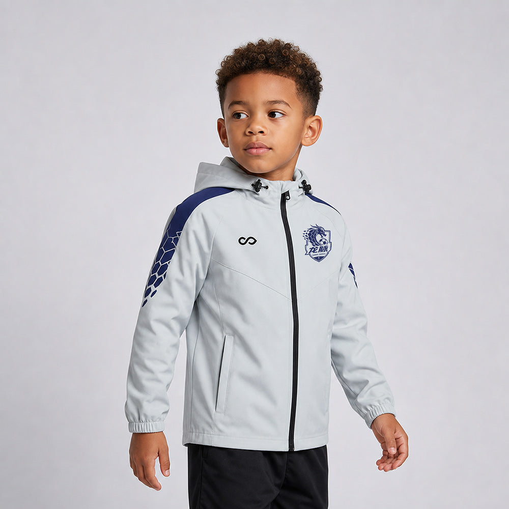 Kid 3rd Gen Rain Jacket Vanta PU Series Draken - AS242XFLM8 silver
