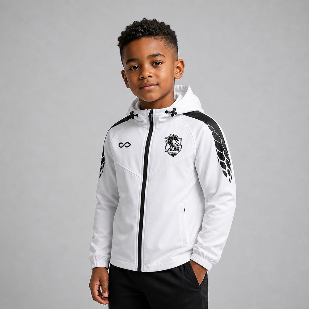 Kid 3rd Gen Rain Jacket Vanta PU Series Draken - AS242XFLM8 white