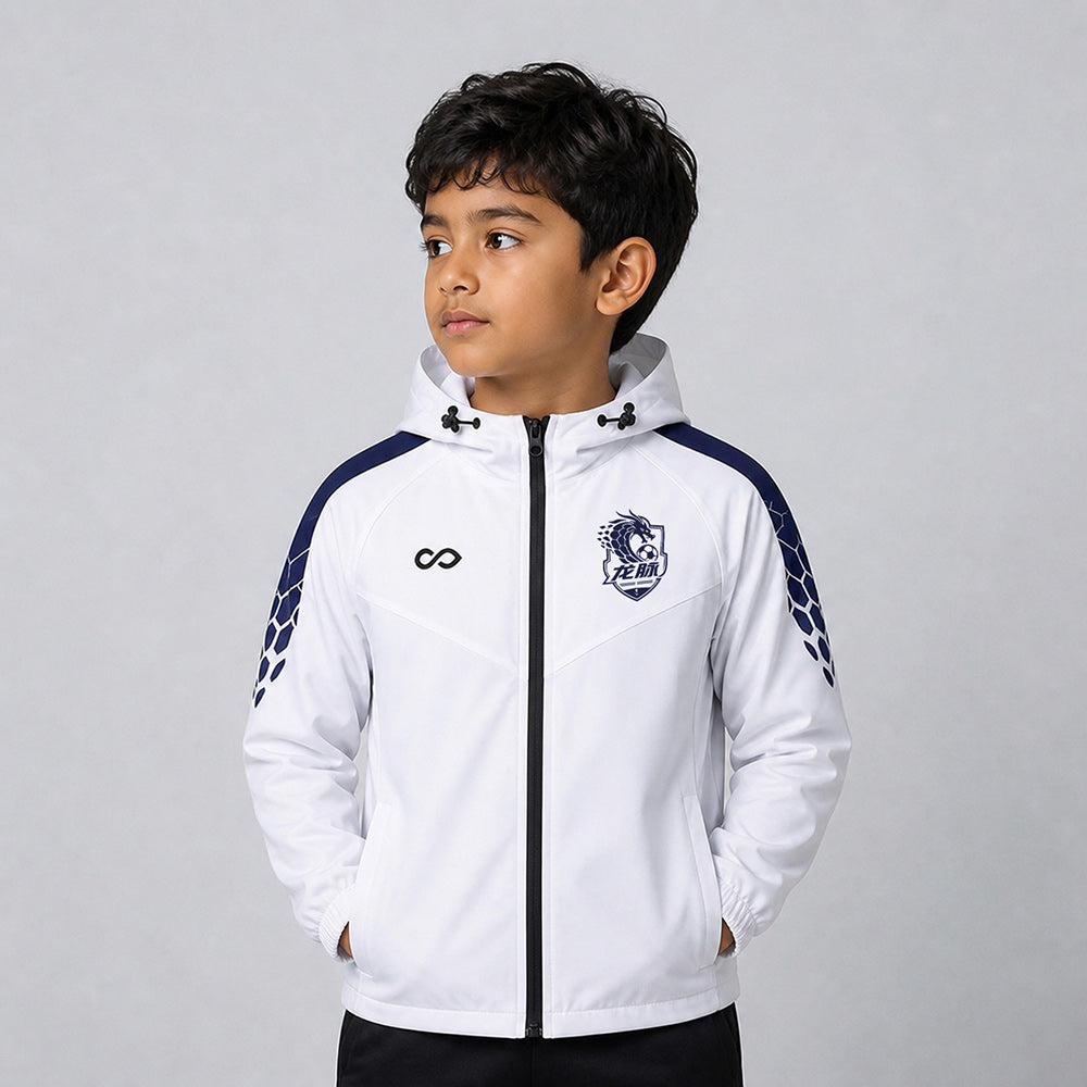 Kid 3rd Gen Rain Jacket Vanta PU Series Draken - AS242XFLM8 white