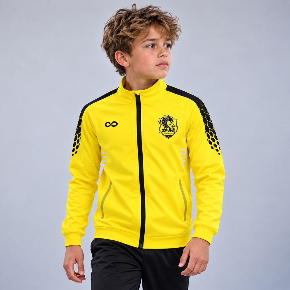 Kid 3rd Gen Rain Jacket Vanta PU Series Draken - AS242XFLM8 yellow