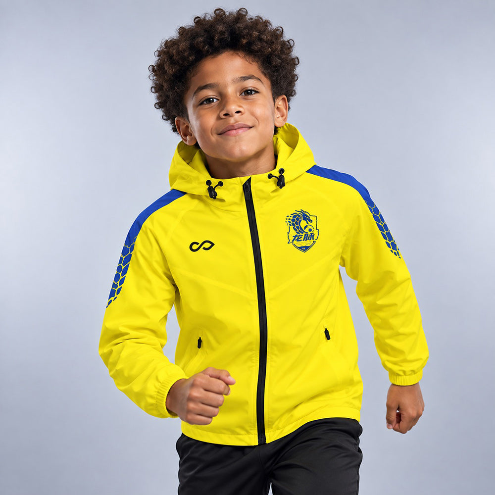Kid 3rd Gen Rain Jacket Vanta PU Series Draken - AS242XFLM8 yellow