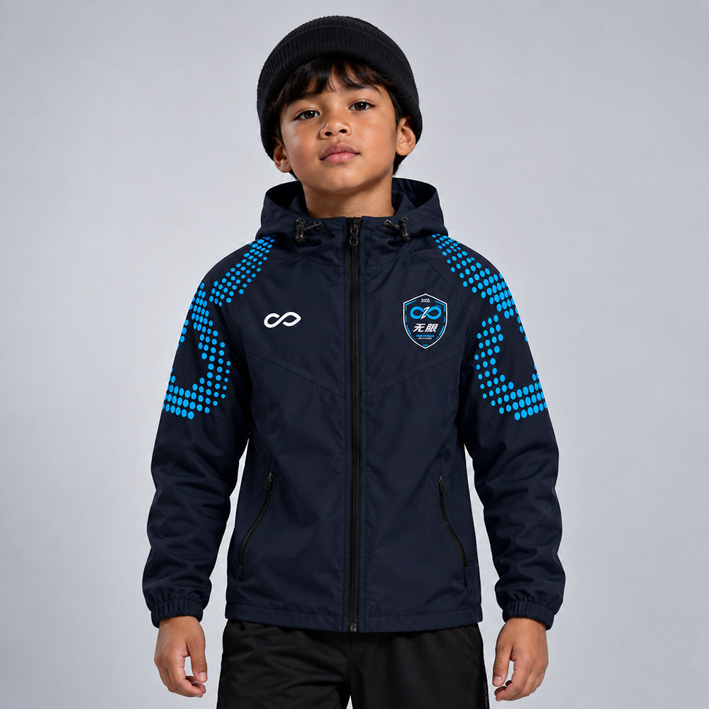 Kid 3rd Gen Rain Jacket Vanta PU Series Mobrius - AS242XFMBWS8 navy