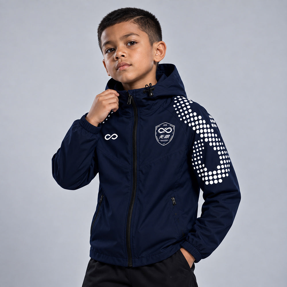 Kid 3rd Gen Rain Jacket Vanta PU Series Mobrius - AS242XFMBWS8 navy
