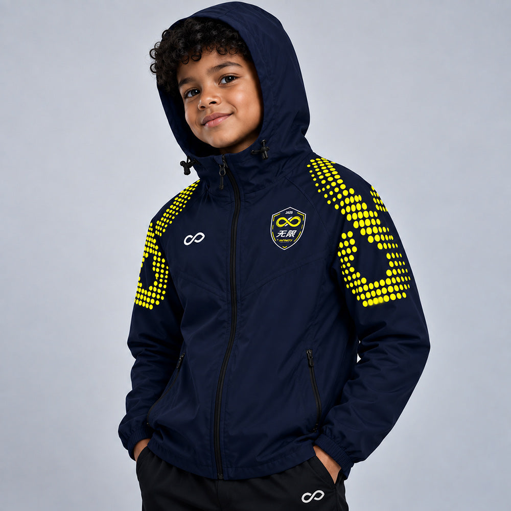 Kid 3rd Gen Rain Jacket Vanta PU Series Mobrius - AS242XFMBWS8 navy