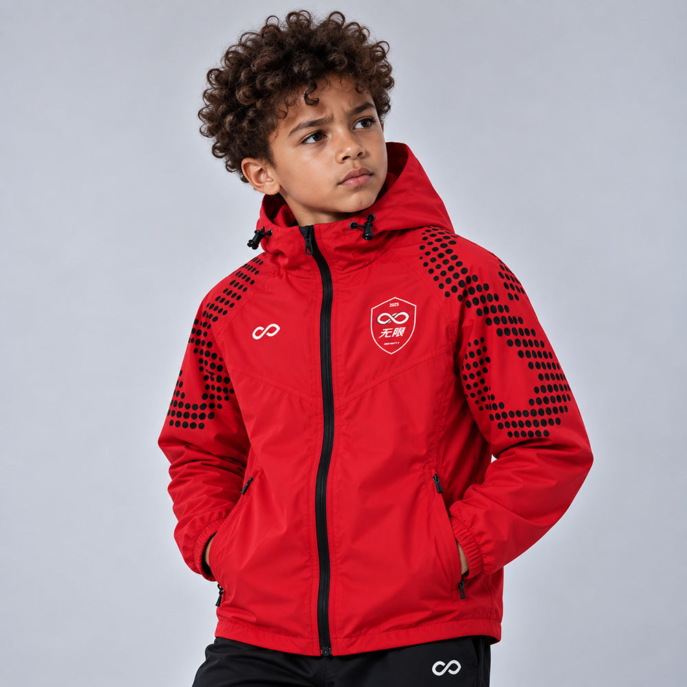 Kid 3rd Gen Rain Jacket Vanta PU Series Mobrius - AS242XFMBWS8 red