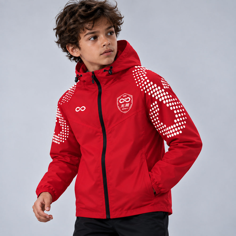 Kid 3rd Gen Rain Jacket Vanta PU Series Mobrius - AS242XFMBWS8 red