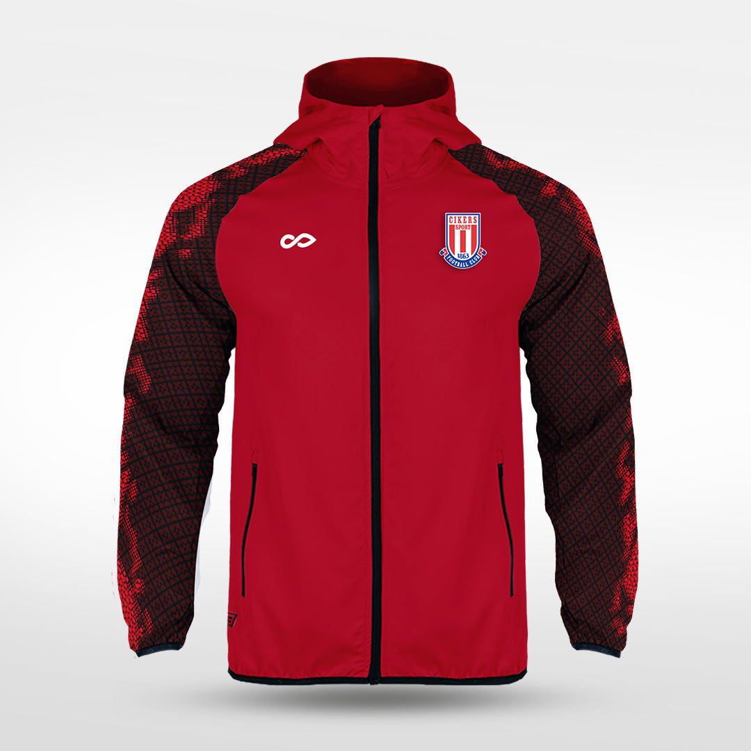 Lightweight Rain Jacket Vanta Series Noctra - AS242XFVG3 red