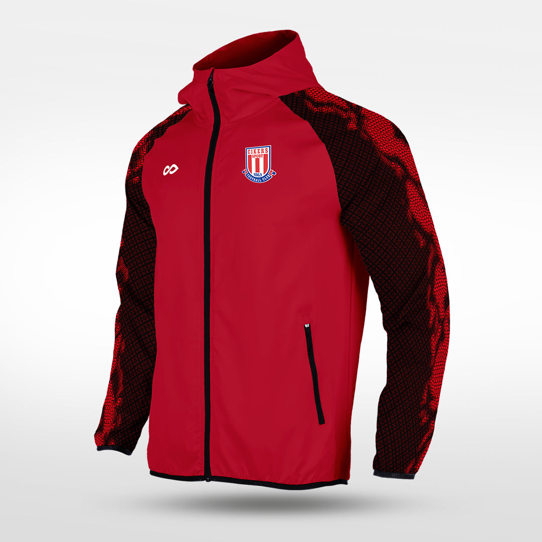 Lightweight Rain Jacket Vanta Series Noctra - AS242XFVG3 red