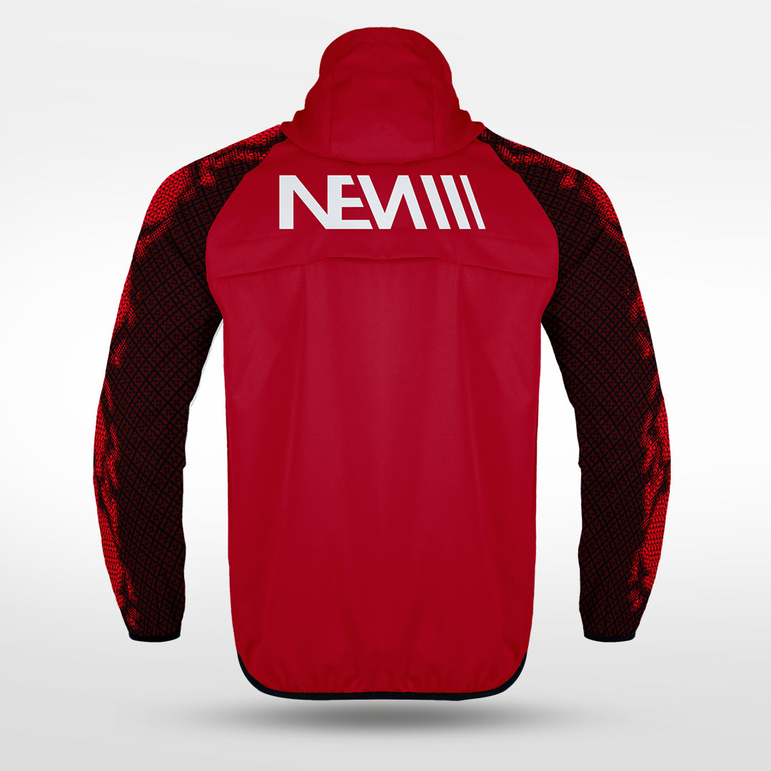 Lightweight Rain Jacket Vanta Series Noctra - AS242XFVG3 red