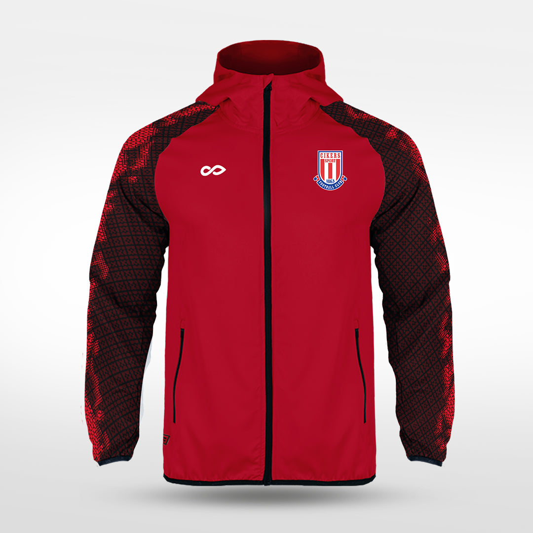 Lightweight Rain Jacket Vanta Series Noctra - AS242XFVG3 red