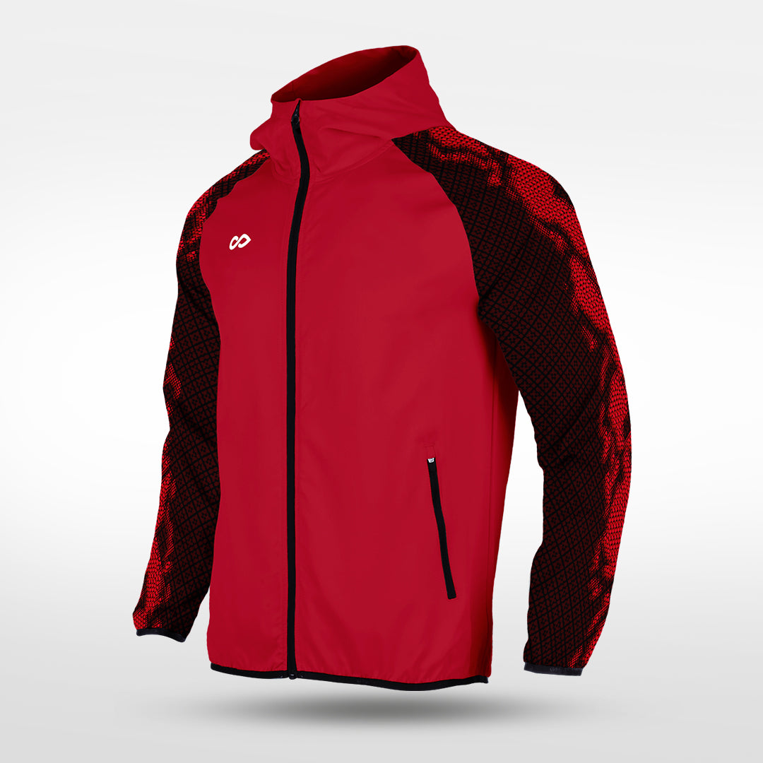 Lightweight Rain Jacket Vanta Series Noctra - AS242XFVG3 red