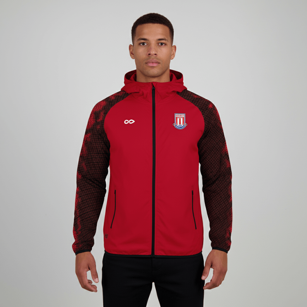 Lightweight Rain Jacket Vanta Series Noctra - AS242XFVG3 red