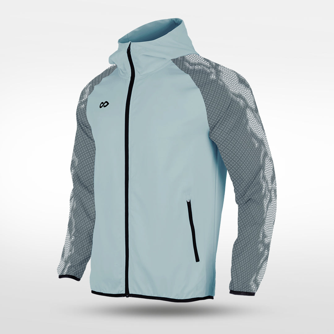 Lightweight Rain Jacket Vanta Series Noctra - AS242XFVG3 silver