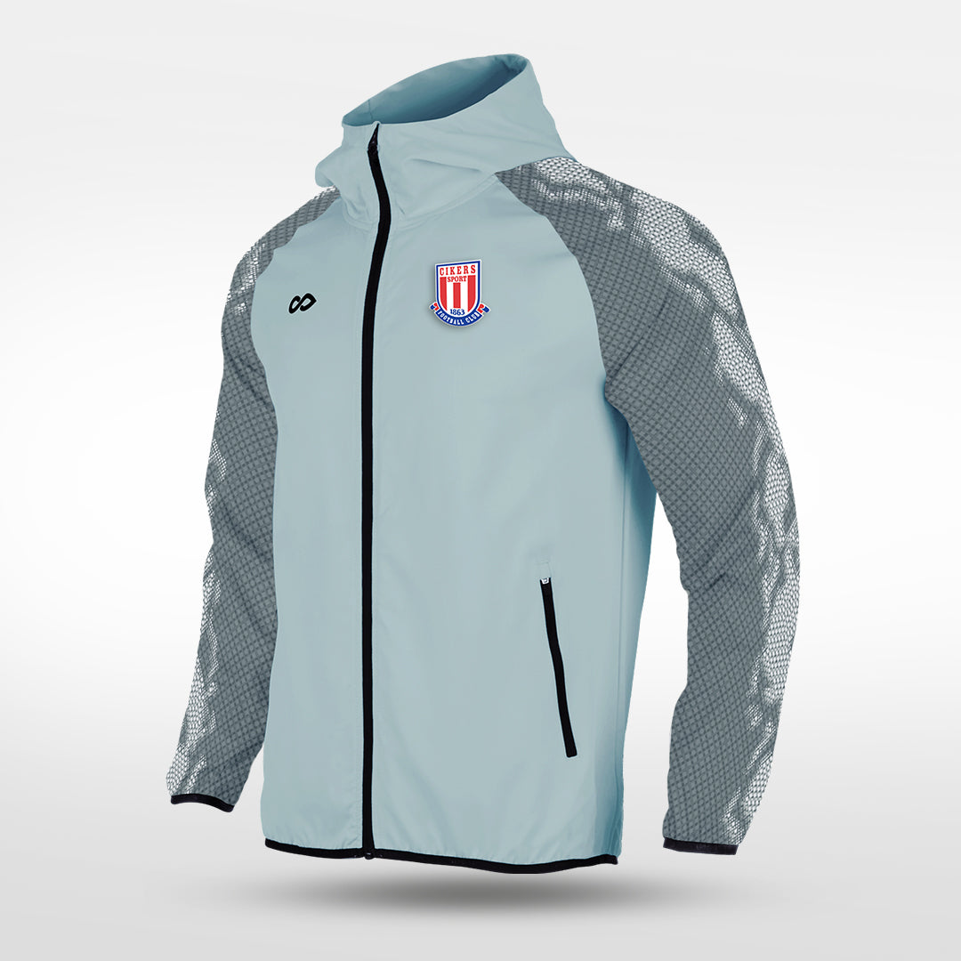Lightweight Rain Jacket Vanta Series Noctra - AS242XFVG3 silver
