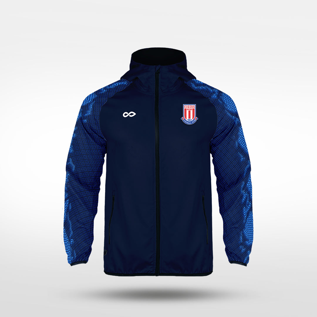 Kid Lightweight Rain Jacket Vanta Series Noctra - AS242XFVG8 navy