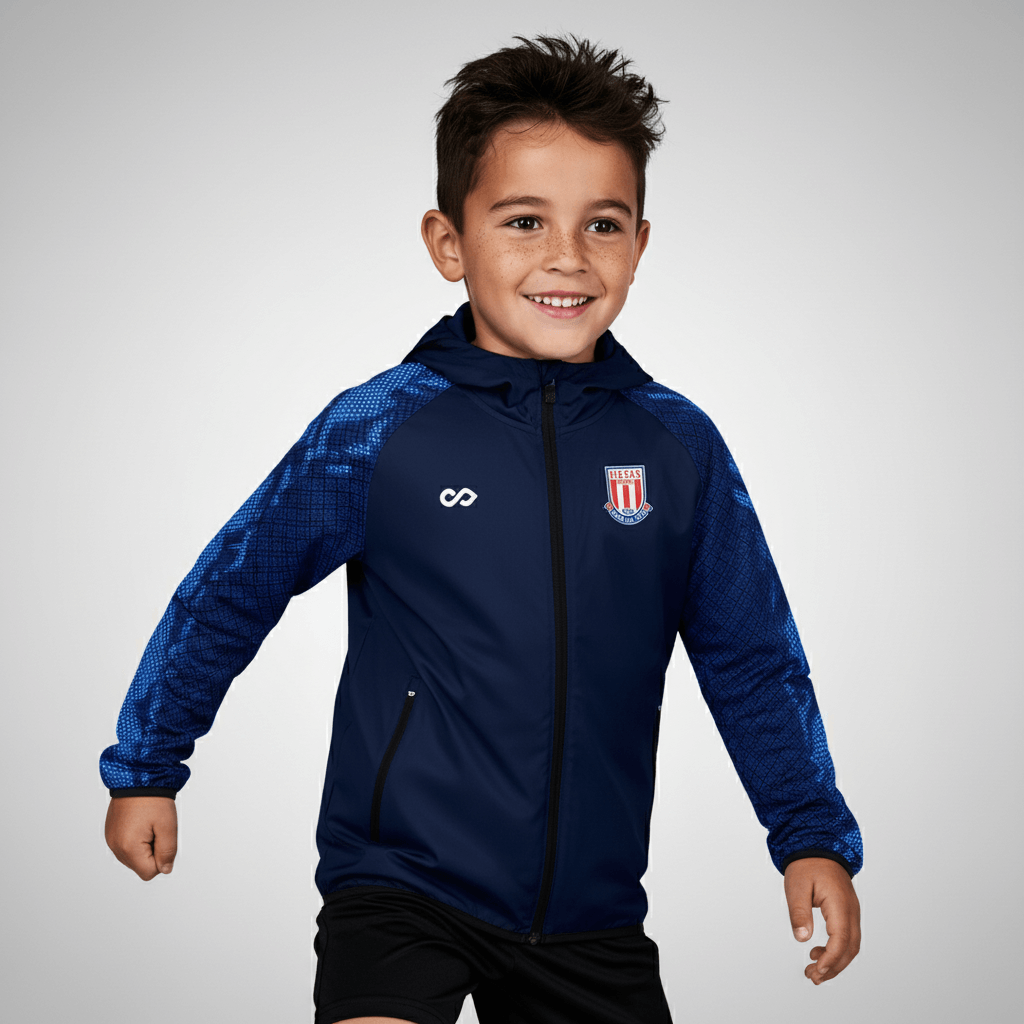Kid Lightweight Rain Jacket Vanta Series Noctra - AS242XFVG8 navy