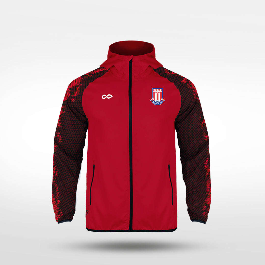 Kid Lightweight Rain Jacket Vanta Series Noctra - AS242XFVG8 red