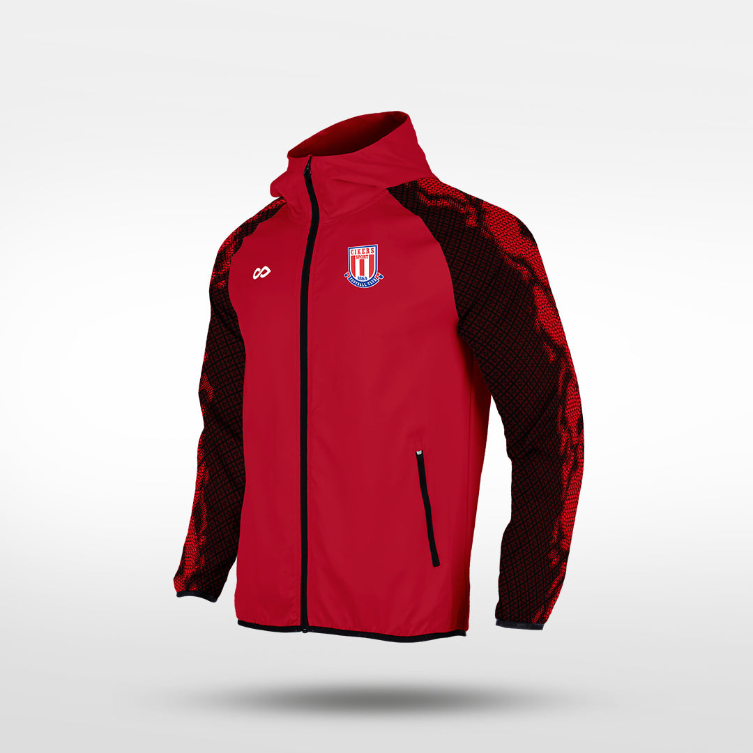 Kid Lightweight Rain Jacket Vanta Series Noctra - AS242XFVG8 red